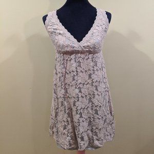 Gray Lace Dress